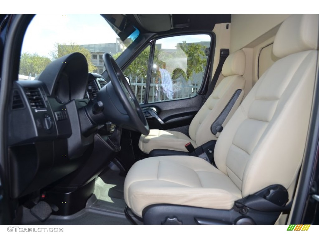 Sand/Driftwood Interior 2010 Mercedes-Benz Sprinter 2500 High Roof Limousine Photo #61765634