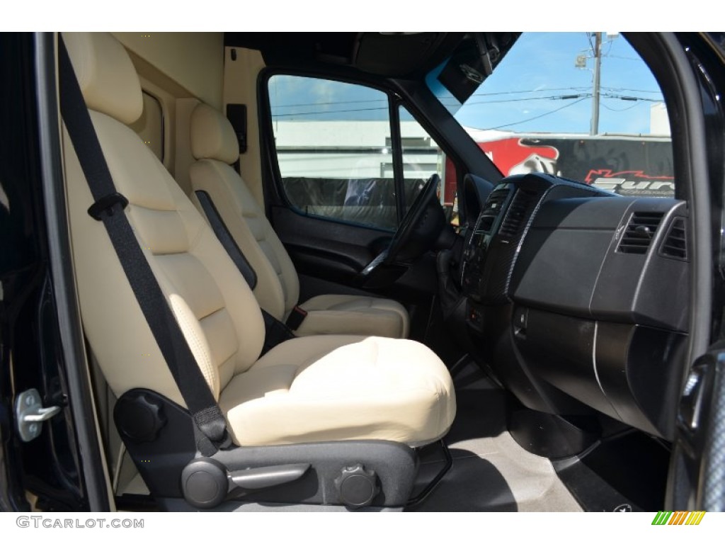Sand/Driftwood Interior 2010 Mercedes-Benz Sprinter 2500 High Roof Limousine Photo #61765649