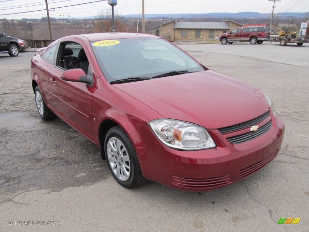 Sport Red 2009 Chevrolet Cobalt LT Coupe Exterior Photo #61765727