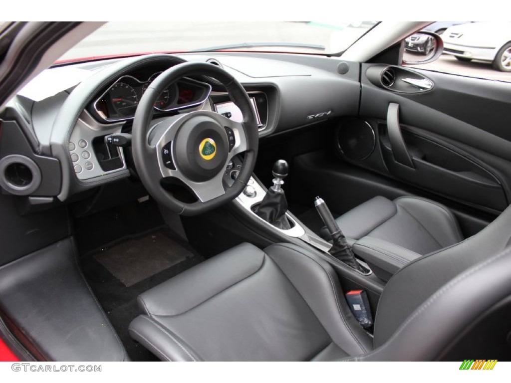 Black Interior 2011 Lotus Evora Coupe Photo #61766378