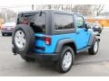 2011 Cosmos Blue Jeep Wrangler Sport S 4x4  photo #5