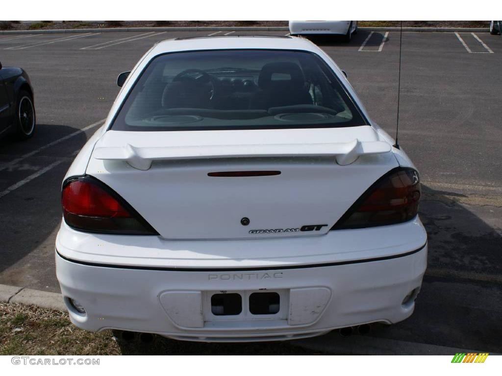 2000 Grand Am GT Sedan - Arctic White / Dark Pewter photo #5