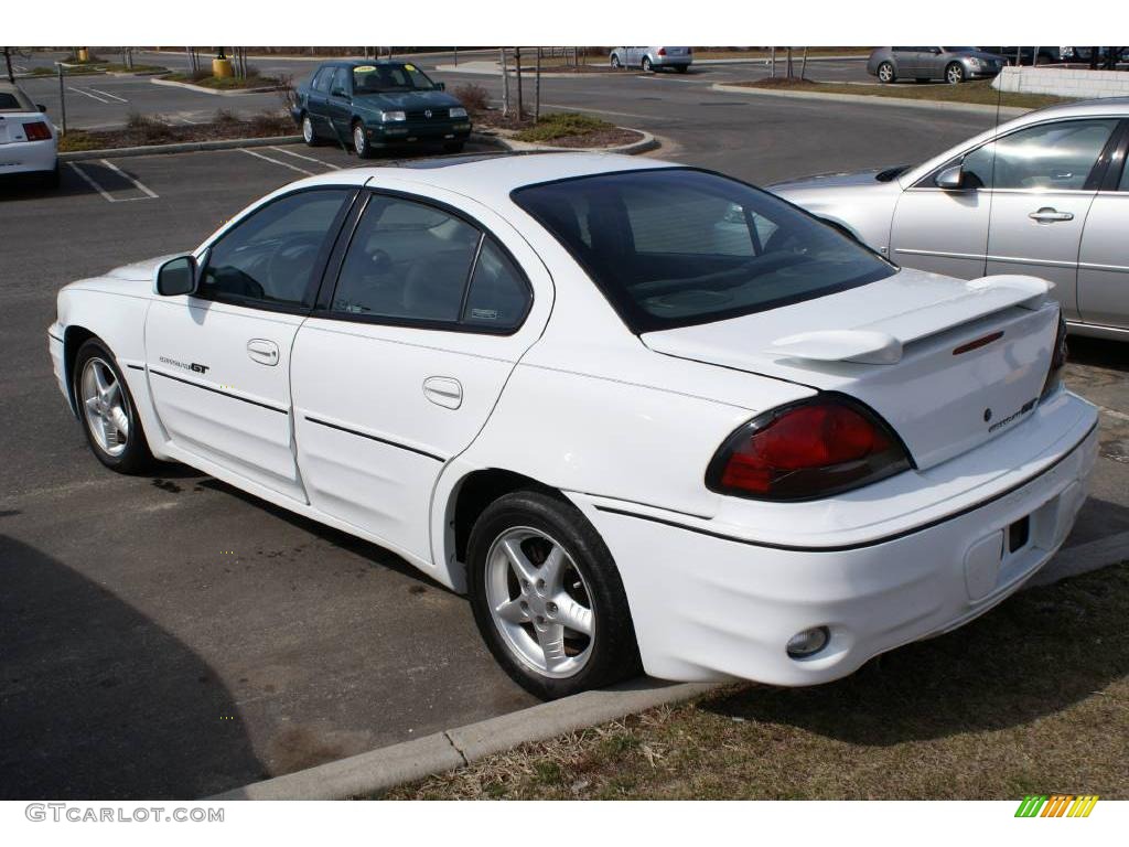 2000 Grand Am GT Sedan - Arctic White / Dark Pewter photo #6