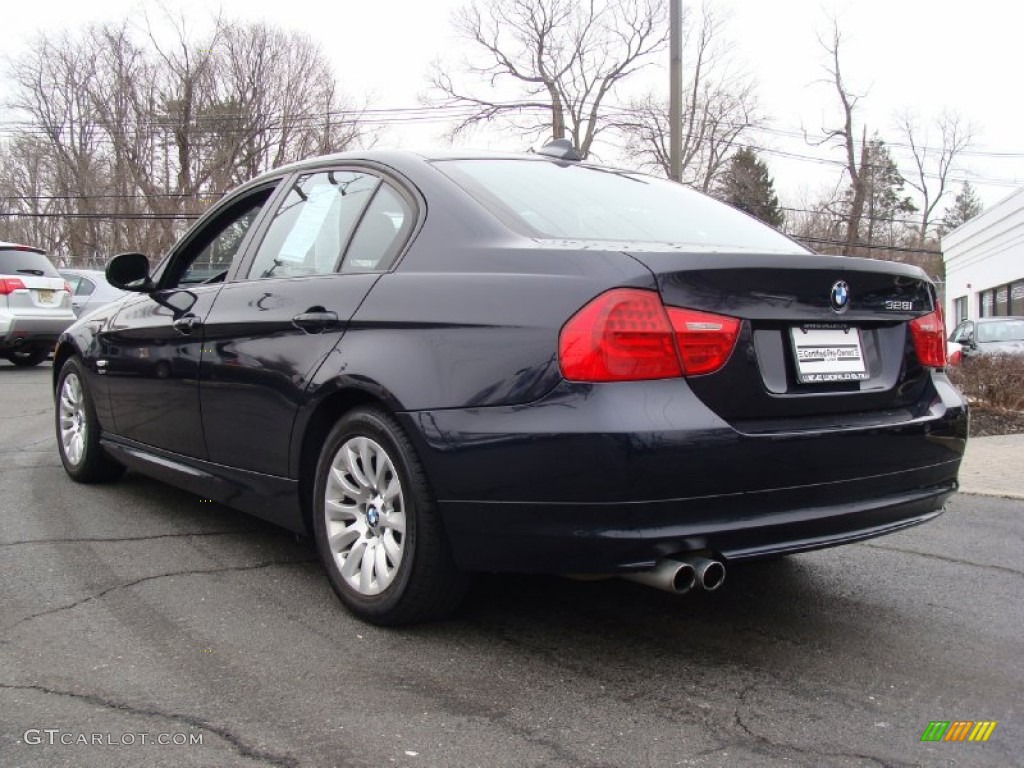 2009 3 Series 328xi Sedan - Monaco Blue Metallic / Black photo #6