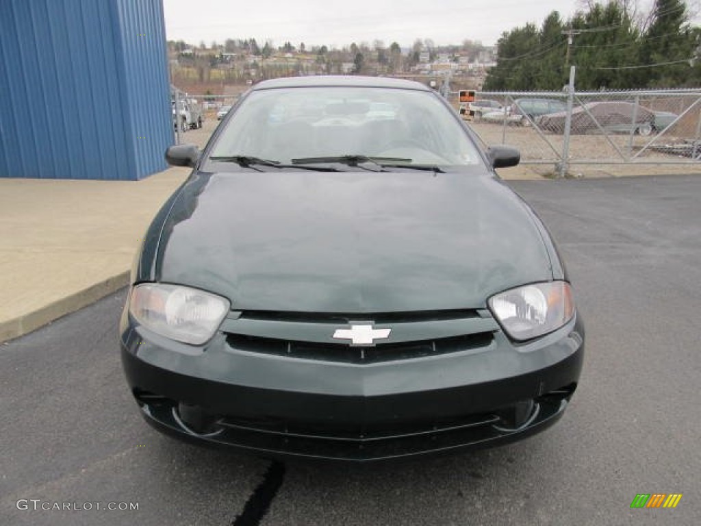 2003 Cavalier Sedan - Dark Green Metallic / Neutral Beige photo #6