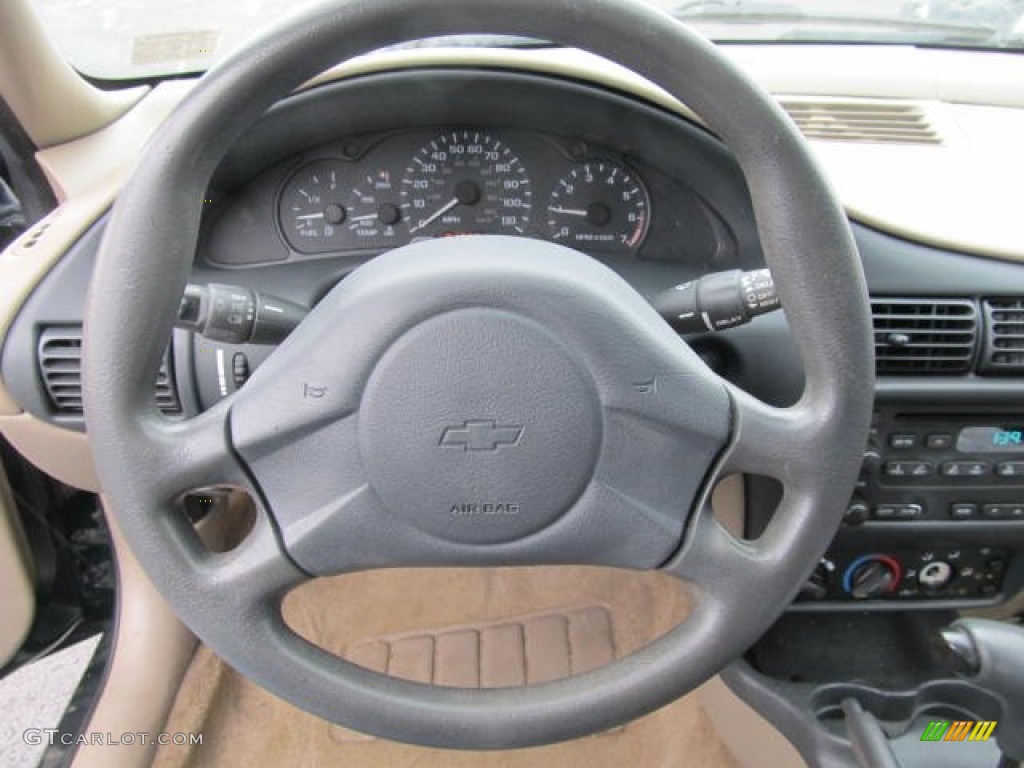 2003 Cavalier Sedan - Dark Green Metallic / Neutral Beige photo #11