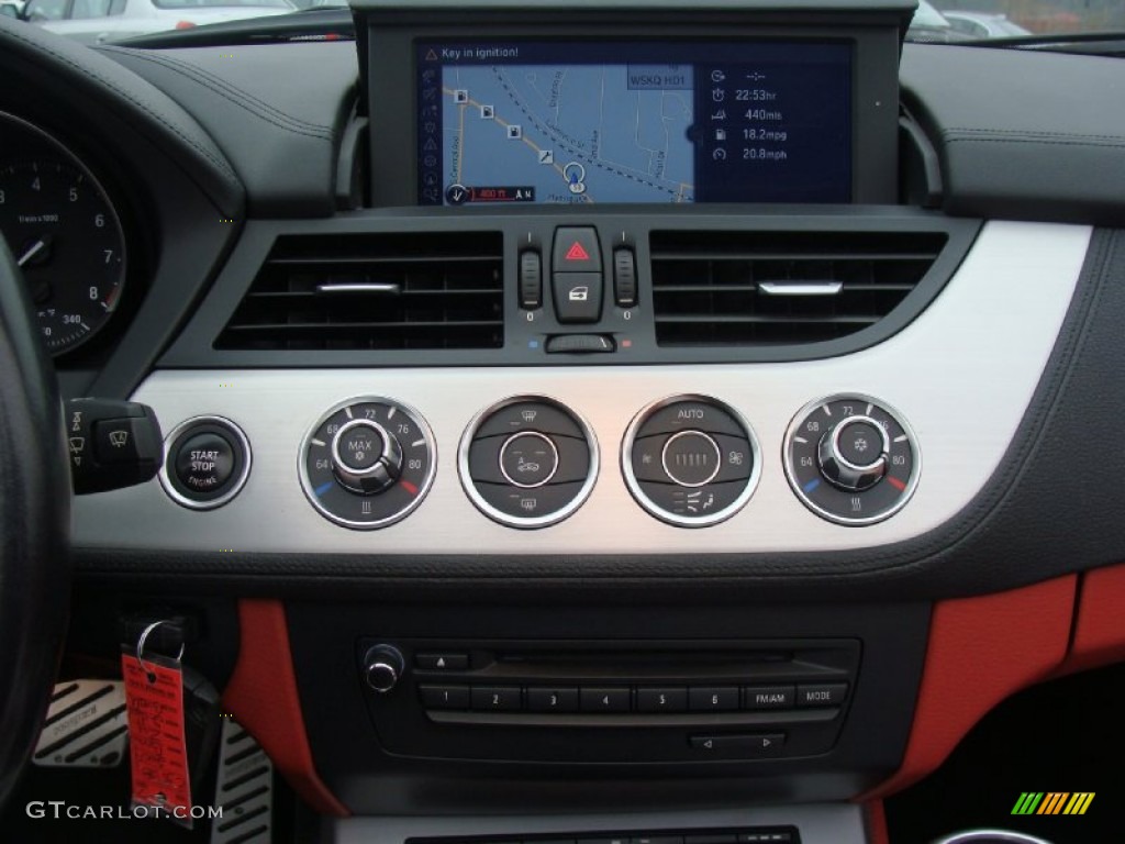 2009 Z4 sDrive35i Roadster - Black Sapphire Metallic / Coral Red Kansas Leather photo #12