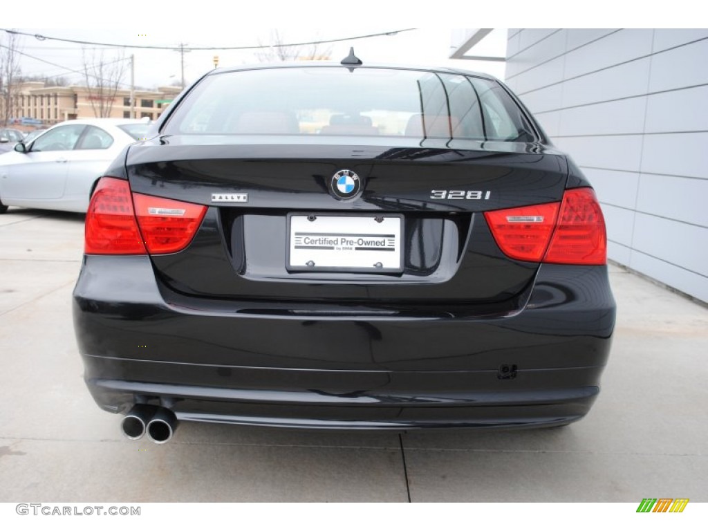 2009 3 Series 328xi Sedan - Black Sapphire Metallic / Chestnut Brown Dakota Leather photo #5