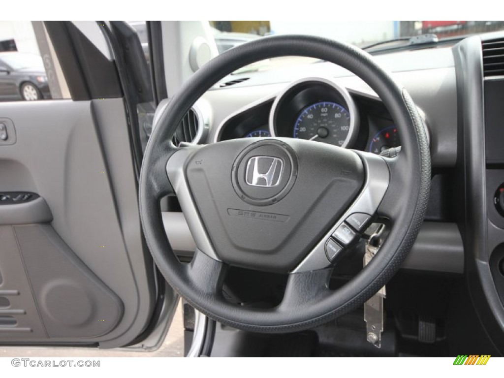 2009 Honda Element LX Titanium Steering Wheel Photo #61769819
