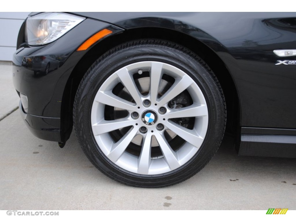 2009 3 Series 328xi Sedan - Black Sapphire Metallic / Chestnut Brown Dakota Leather photo #8