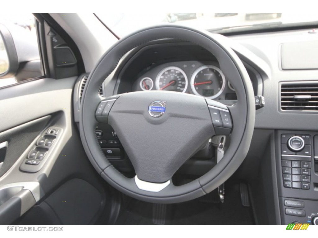 2013 Volvo XC90 3.2 Off Black Steering Wheel Photo #61770596