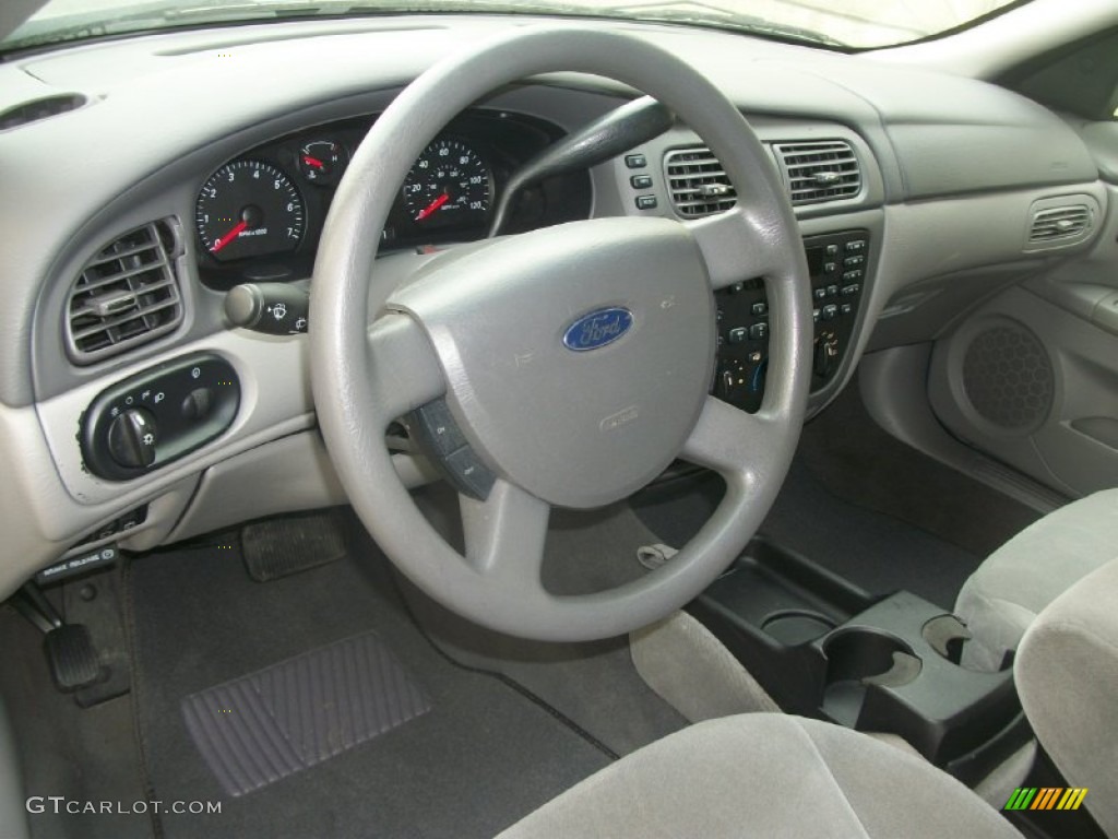 2005 Taurus SE Wagon - Windveil Blue Metallic / Medium/Dark Flint photo #7