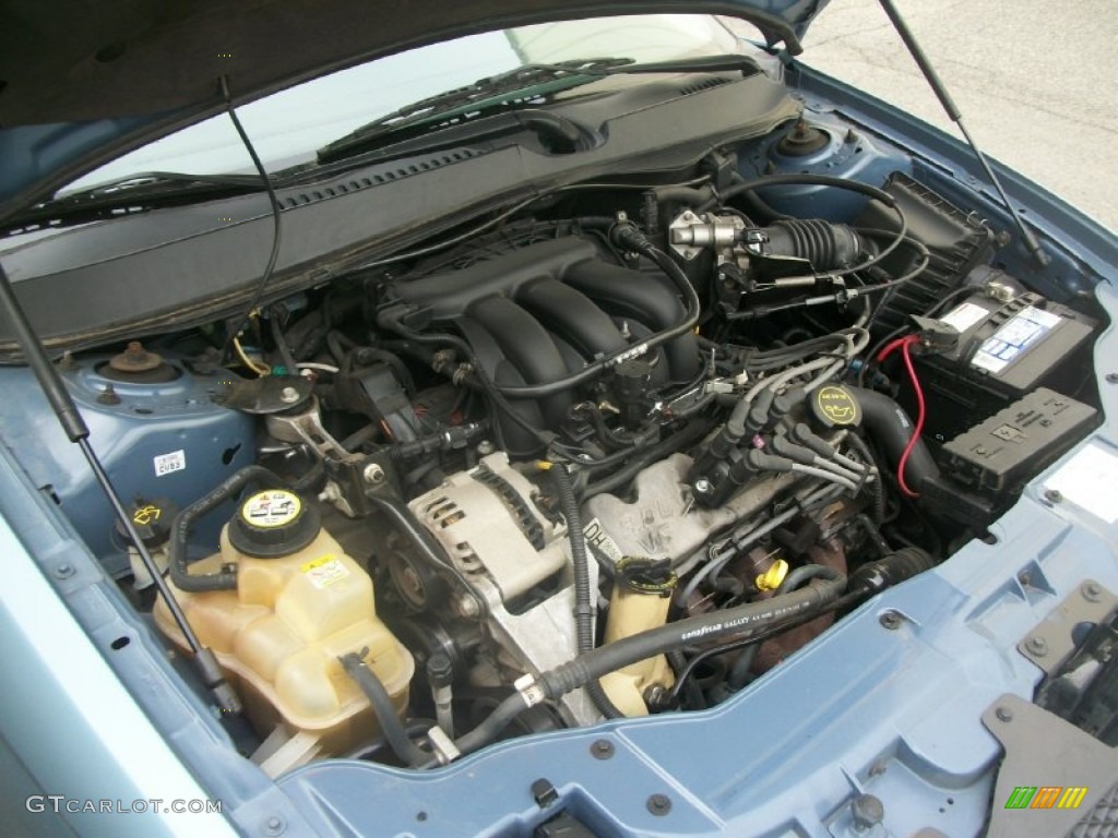 2005 Taurus SE Wagon - Windveil Blue Metallic / Medium/Dark Flint photo #30