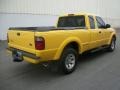 2001 Chrome Yellow Ford Ranger Edge SuperCab 4x4  photo #2