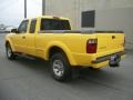 2001 Chrome Yellow Ford Ranger Edge SuperCab 4x4  photo #4