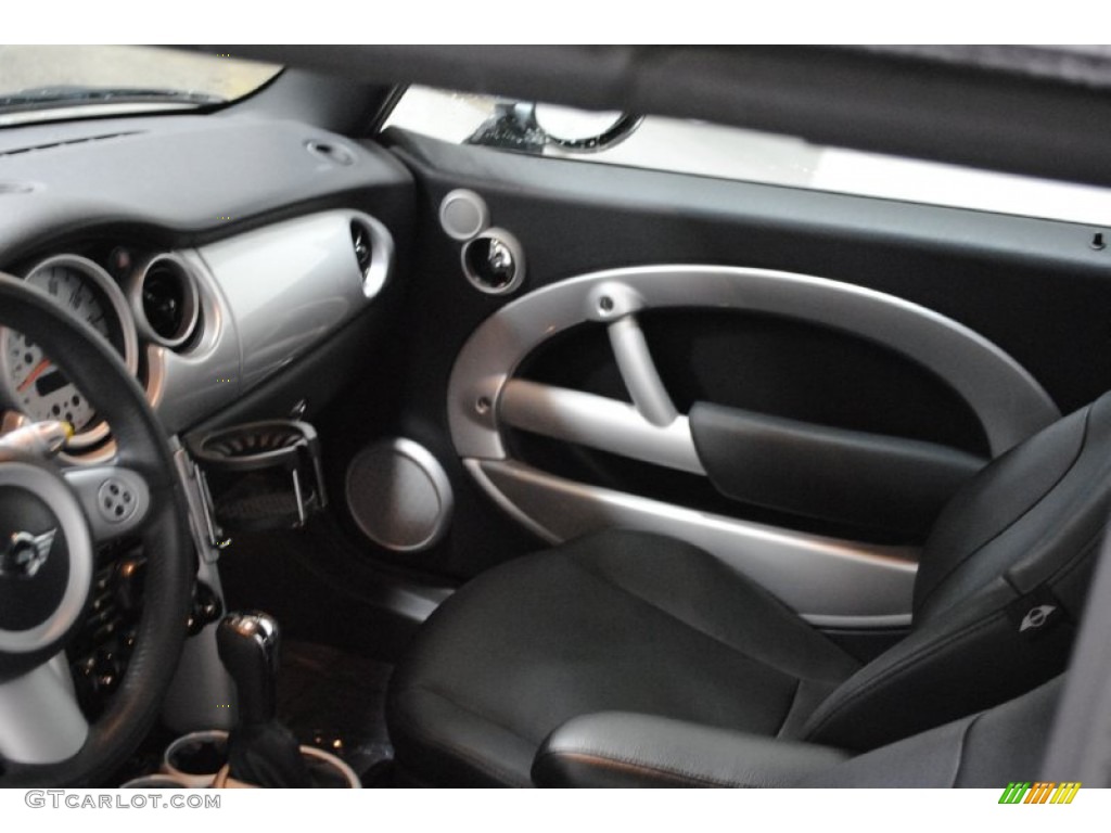 2007 Cooper Convertible - Pure Silver Metallic / Carbon Black/Black photo #9