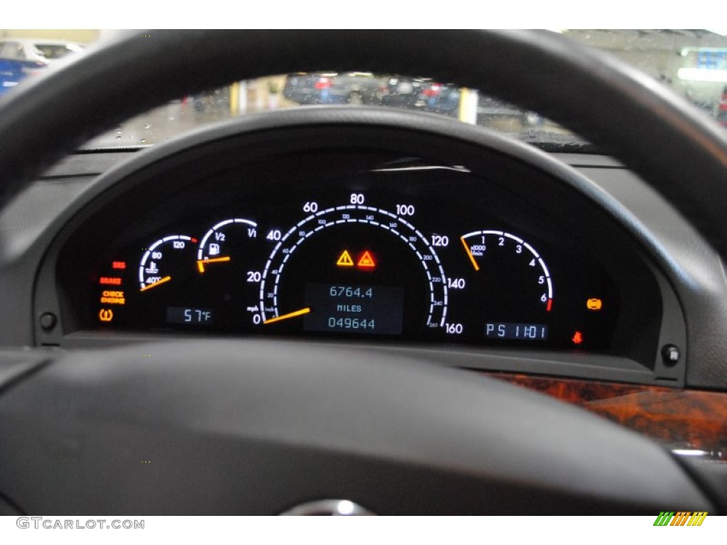 2004 S 500 4Matic Sedan - Brilliant Silver Metallic / Charcoal photo #12