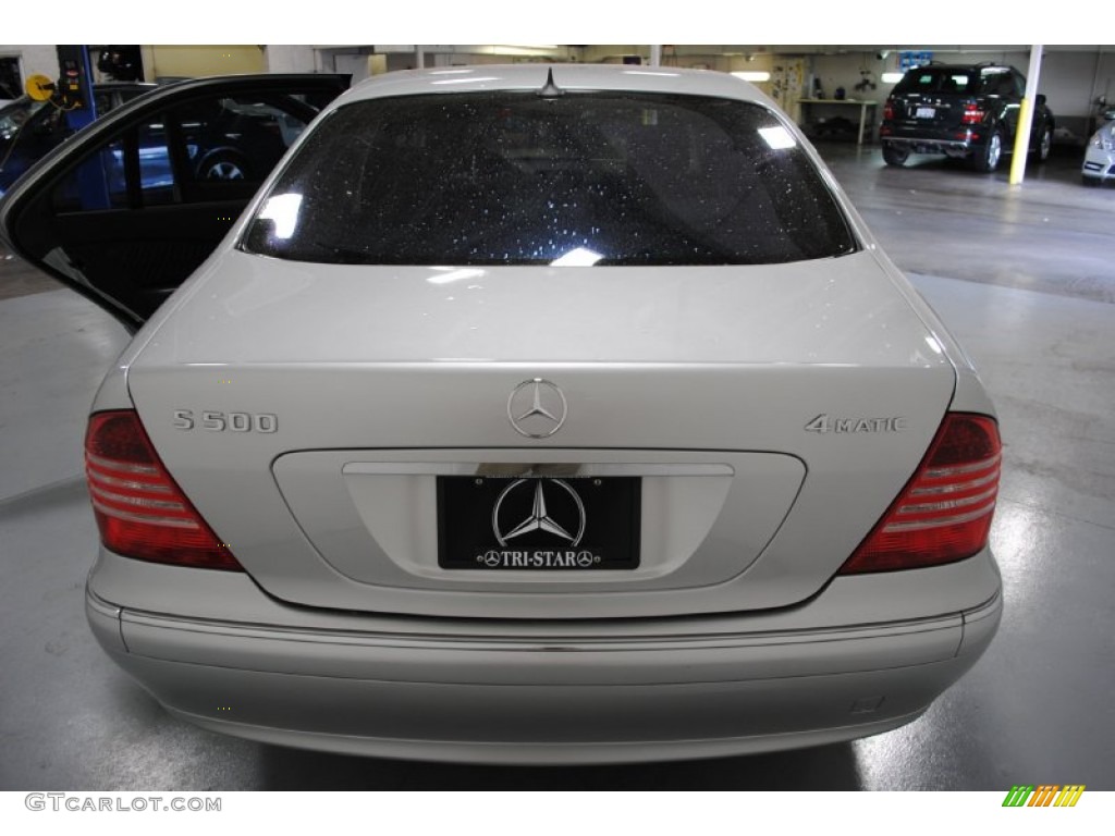 2004 S 500 4Matic Sedan - Brilliant Silver Metallic / Charcoal photo #16