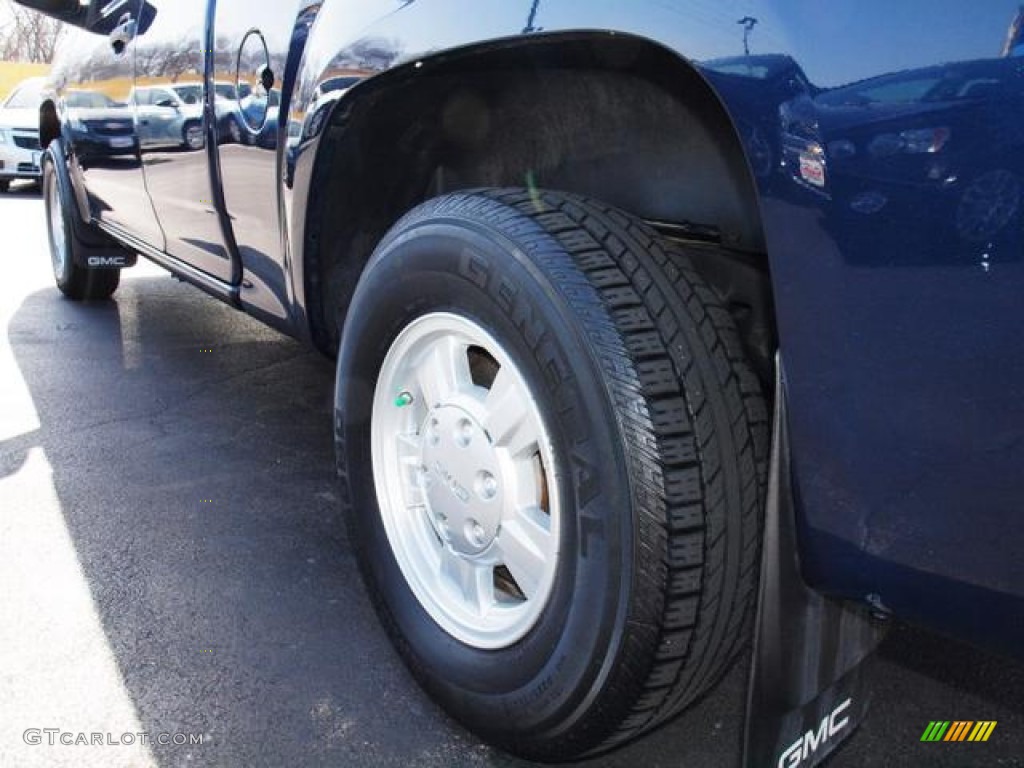 2007 Canyon SLE Extended Cab - Midnight Blue Metallic / Dark Pewter photo #4