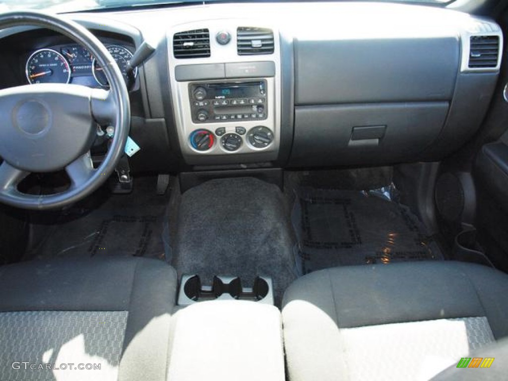 2007 Canyon SLE Extended Cab - Midnight Blue Metallic / Dark Pewter photo #10