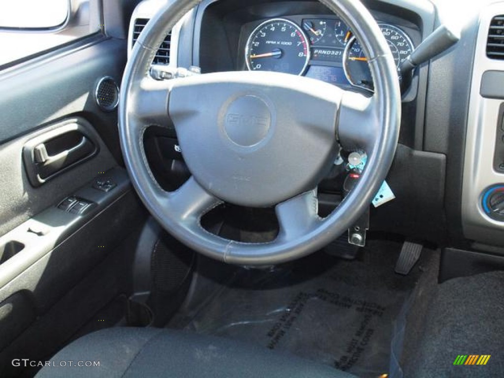 2007 Canyon SLE Extended Cab - Midnight Blue Metallic / Dark Pewter photo #11