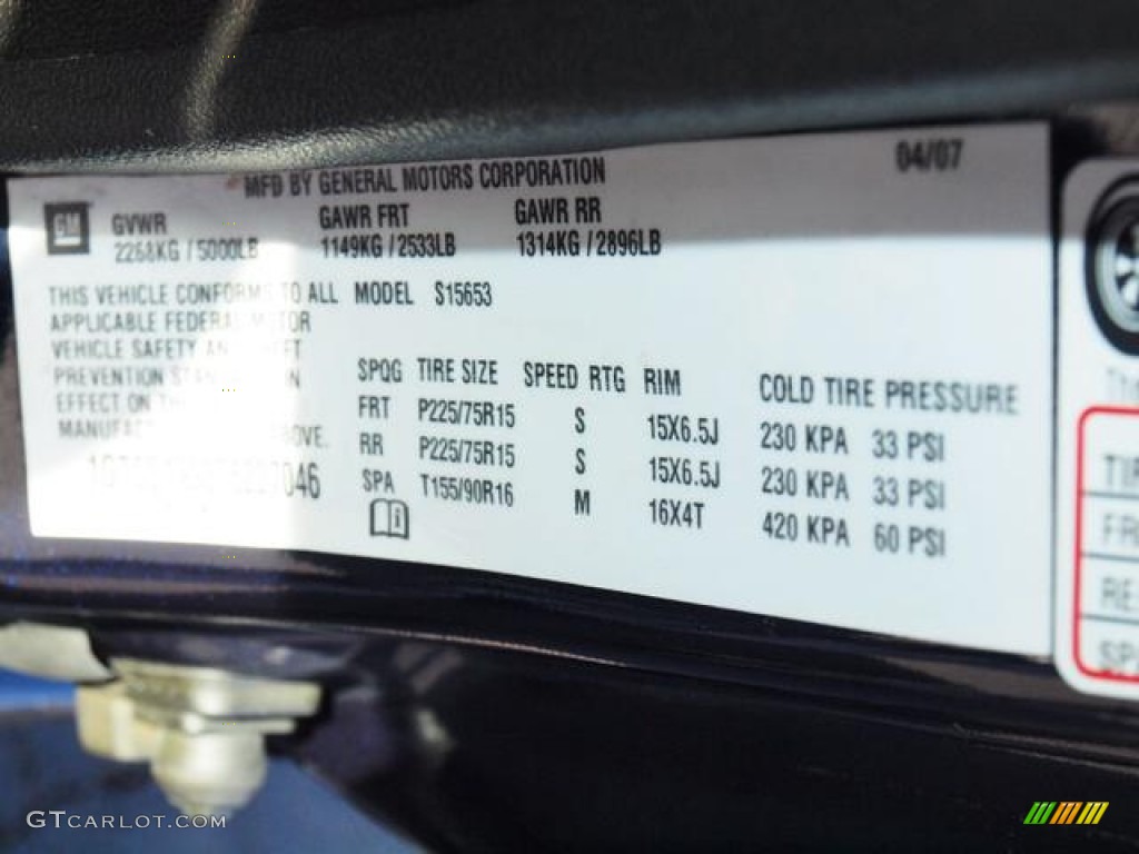 2007 Canyon SLE Extended Cab - Midnight Blue Metallic / Dark Pewter photo #17