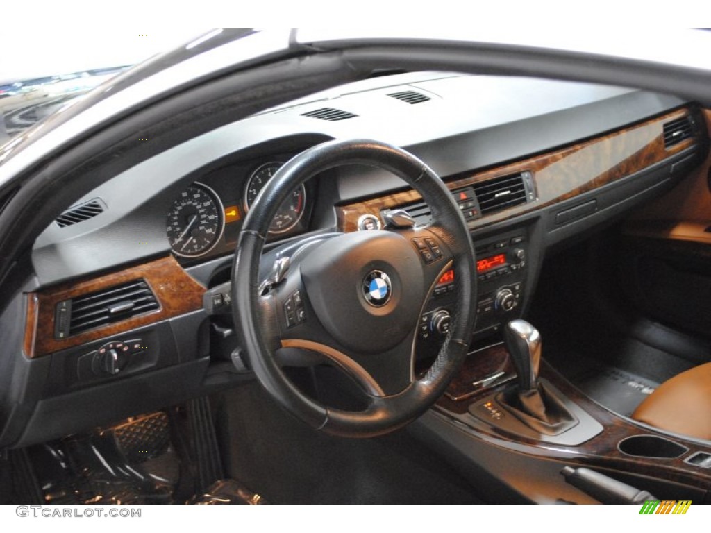 2008 3 Series 328i Convertible - Jet Black / Saddle Brown/Black photo #7