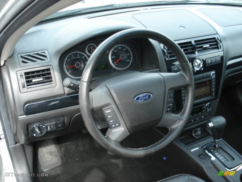 2009 Ford Fusion SEL V6 AWD Charcoal Black Dashboard Photo #61773719