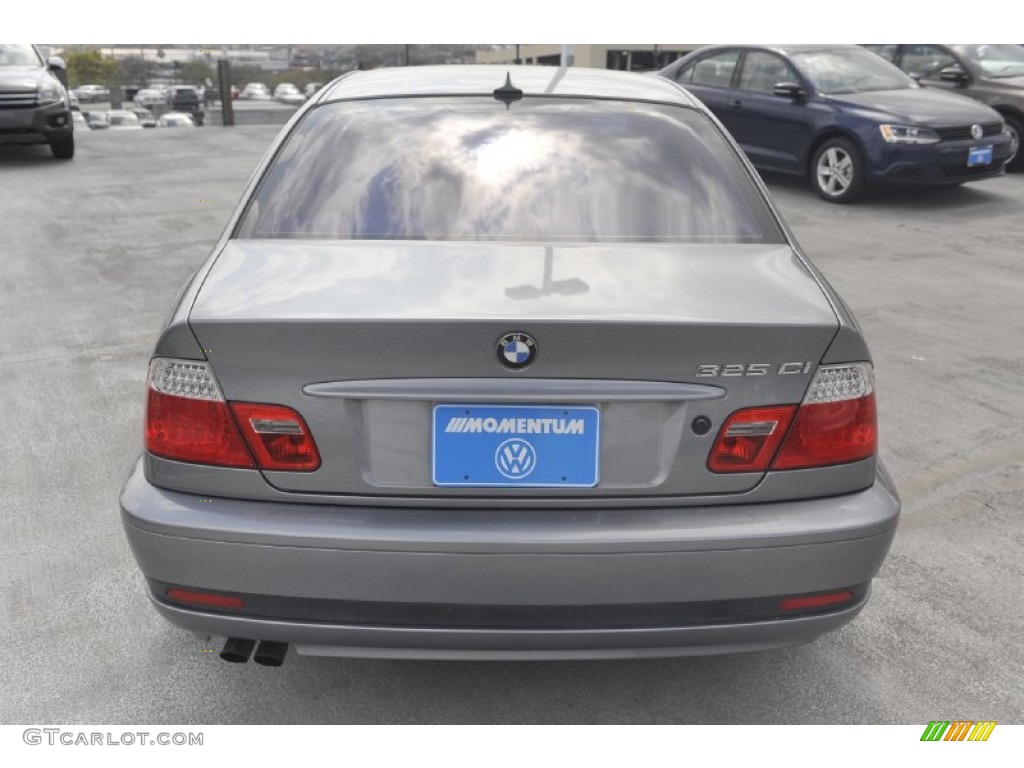 2004 3 Series 325i Coupe - Silver Grey Metallic / Grey photo #4