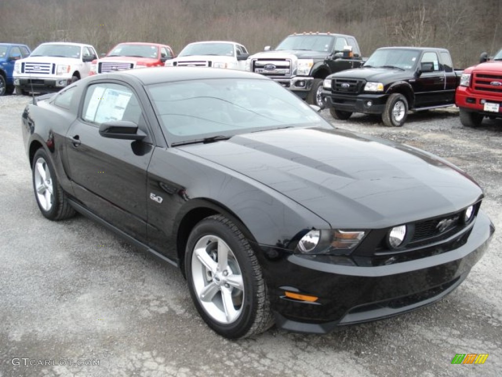 Black 2012 Ford Mustang GT Premium Coupe Exterior Photo #61774184