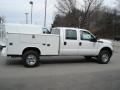 Oxford White 2012 Ford F350 Super Duty XL Crew Cab 4x4 Utility Truck Exterior