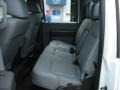 Steel 2012 Ford F350 Super Duty XL Crew Cab 4x4 Utility Truck Interior Color