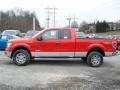 2012 Race Red Ford F150 XLT SuperCab 4x4  photo #5