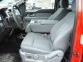 Steel Gray 2012 Ford F150 XLT SuperCab 4x4 Interior Color