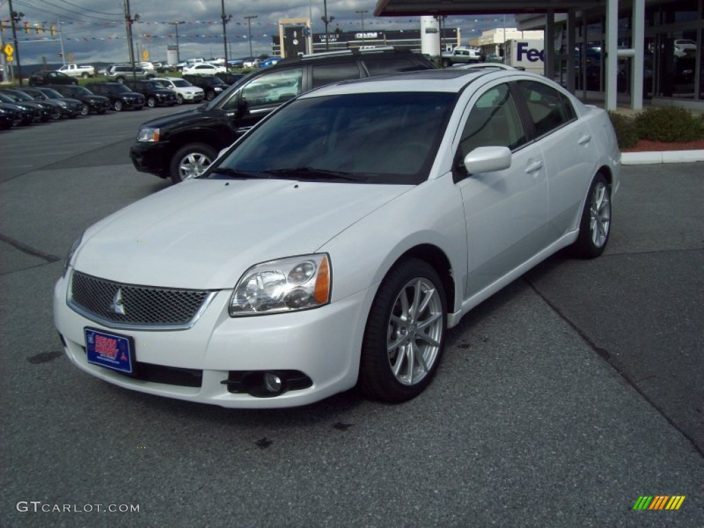 2012 Galant SE - White Pearl / Gray Sport photo #1