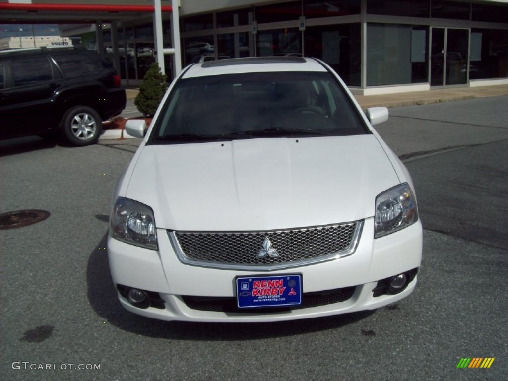 2012 Galant SE - White Pearl / Gray Sport photo #10