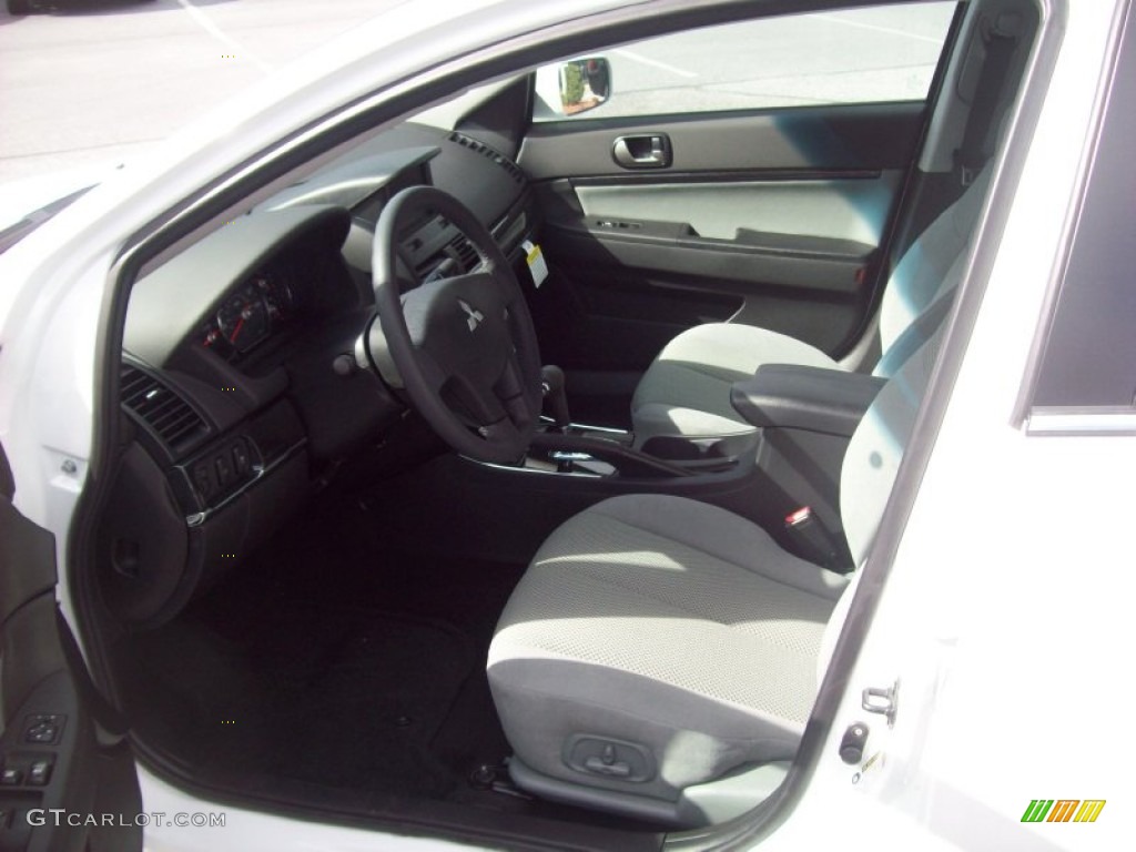 2012 Galant SE - White Pearl / Gray Sport photo #24