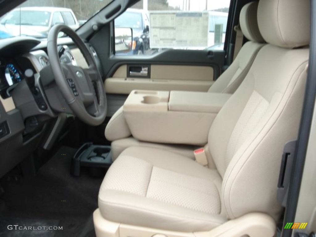 2012 Ford F150 XLT SuperCab 4x4 Front Seat Photo #61775594
