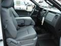 2011 Ford F150 Steel Gray Interior Front Seat Photo