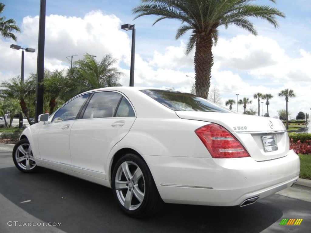 Diamond White Metallic 2011 Mercedes-Benz S 550 Sedan Exterior Photo #61776548