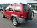 2005 Flame Red Jeep Liberty Sport 4x4  photo #3