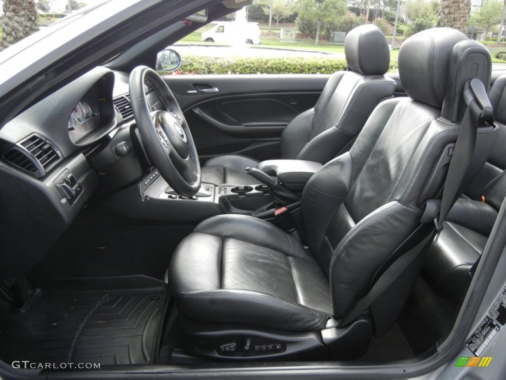 Black Interior 2004 BMW M3 Convertible Photo #61777986