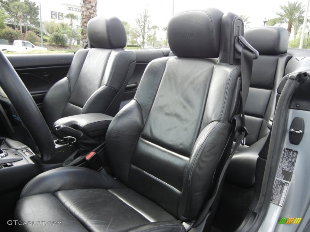 Black Interior 2004 BMW M3 Convertible Photo #61777994