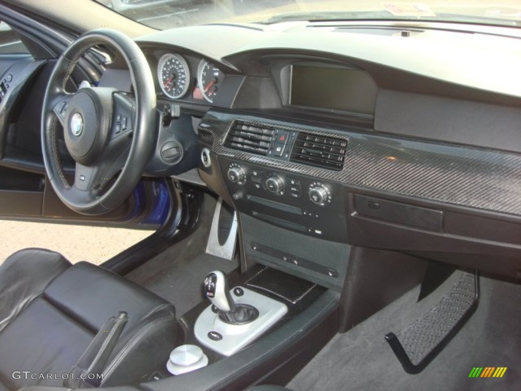 2006 BMW M5 Standard M5 Model Black Dashboard Photo #61779608