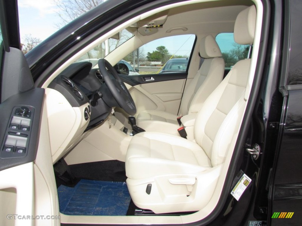 2012 Tiguan SEL - Deep Black Metallic / Beige photo #3