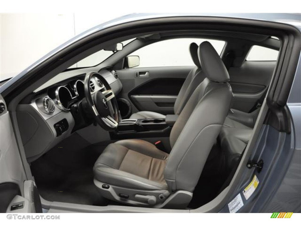 2007 Mustang V6 Premium Coupe - Windveil Blue Metallic / Light Graphite photo #9
