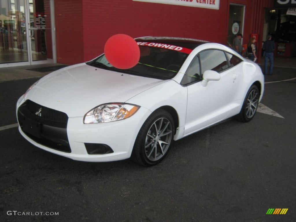 2012 Eclipse GS Coupe - Northstar White / Dark Charcoal photo #1