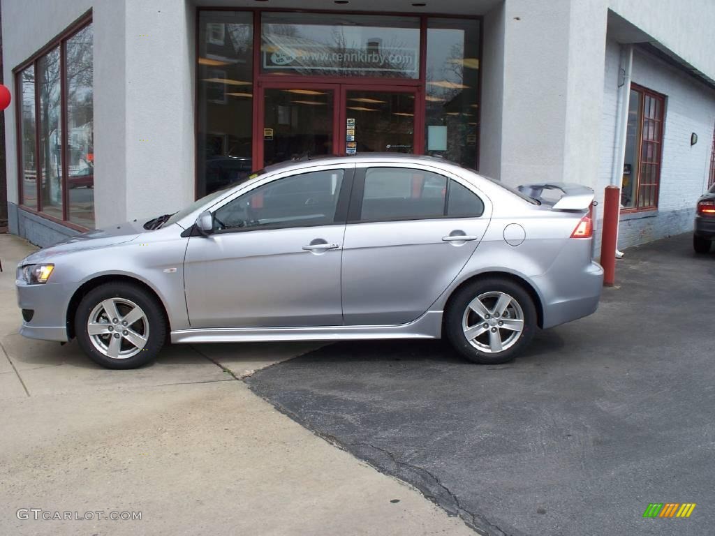 2009 Lancer ES Sport - Apex Silver Metallic / Black photo #2