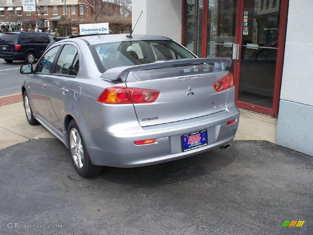 2009 Lancer ES Sport - Apex Silver Metallic / Black photo #3