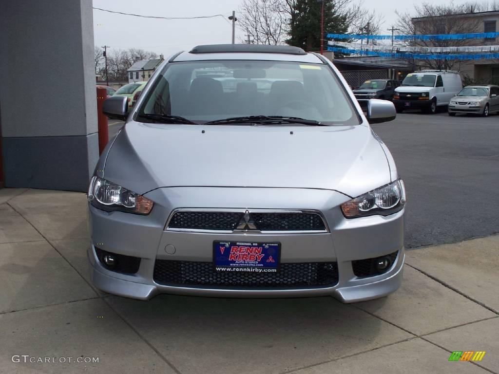 2009 Lancer ES Sport - Apex Silver Metallic / Black photo #5